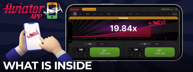 What is in the Aviator Game App?