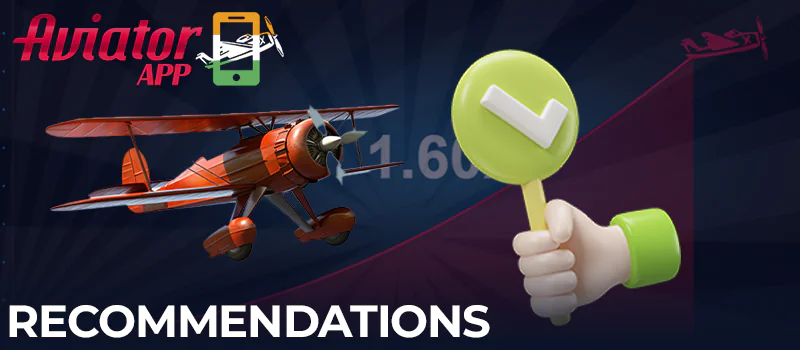 Responsible Aviator recommendations